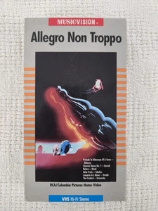 SELTEN RARITÄT Cartoon Allegro Non Troppo VHS Videorecorder Videoband 1987 Bruno Bozzetto! - Bild 1 von 10