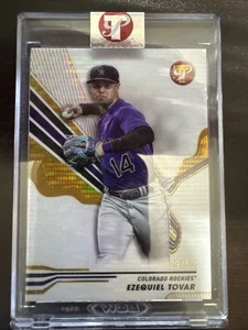 Ezequiel Tovar 2024 Topps Prístino Novato Dorado/50 COLORADO ROCKIES ENCAPSULADO - Imagen 1 de 2