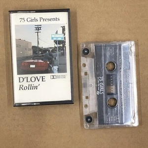 D LOVE Cassette Tape 80s Rap Hip Hop ROLLIN 75 GIRLS RELEASE UNDERGROUND - Picture 1 of 6