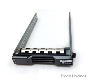 Dell Hard Drive Caddy - Black - 2.5 Inches Tray - SFF - SAS/SATA 7D4F6 - Picture 1 of 1