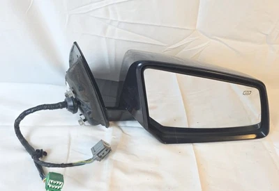  2008 GMC Acadia Heated Passenger Side Mirror Turn Signal Black/Blue Free Ship - Image 1 of 4