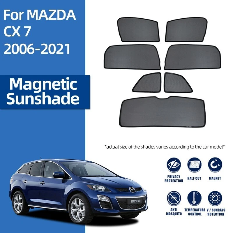 Parasol ventana visera magnética reversible cortina protectora para Mazda CX-7 2006-13 Foto 1 de 4