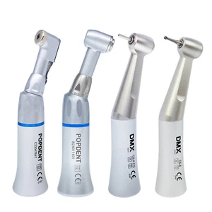 Dental 1:1 Slow Low Speed Handpiece Push Contra Angle E-Type for CA/FG Burs - Picture 1 of 24