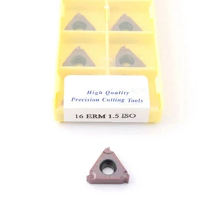 10PCS 16ERM 1.5 ISO CNC Carbide Threading Inserts 16 ERM For SER Tool Holder - Picture 1 of 3