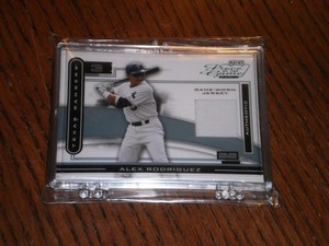 2003 Piece of the Game Platinum Game Worn Jersey Alex Rodriguez #POG-8   23/25