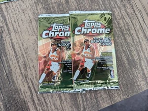 2001-2002 Topps Chrome NBA Pack--Factory Sealed--Unsearched (2) - Picture 1 of 2