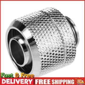 G1/4 External Thread Connector for 10x16mm PC Water Cooling System(Silver) ~ - Bild 1 von 10