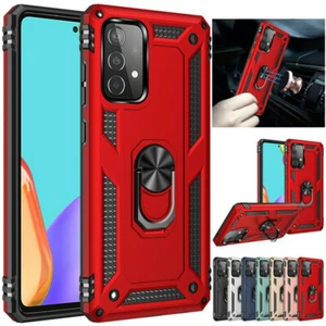 For Samsung Galaxy A52 A72 A42 A32 A12 A71 A51 Shockproof Ring Stand Case Cover - Picture 1 of 17