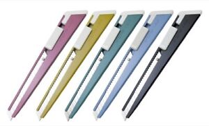 NT Cutter Light Duty Blade A Type K-200RP Auto Locking 5 Color Will Vary Japan