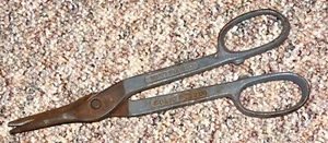 Vintage Wiss geschmiedeter massiver Stahl 12" Blechschere, 3" Klinge - Bild 1 von 2