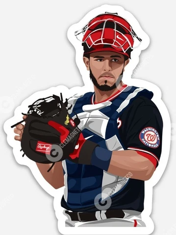 Keibert Ruiz Washington Nationals MAGNET - MLB Catcher Cover