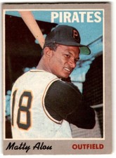 1970 O-Pee-Chee Matty Alou #30 Pittsburgh Pirates