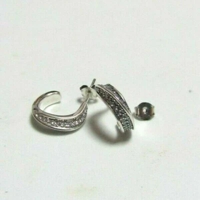 Orecchini ARGENTO 925 modello ONDA PANDORA ALE orecchini donna - Immagine 1 di 4