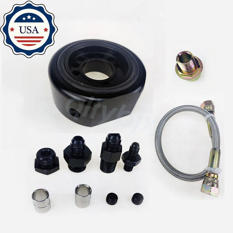 VTEC Head Conversion Kit - LS B18 B20 Aluminum Adapter Plate Sandwich Set Black Foto 1 de 4