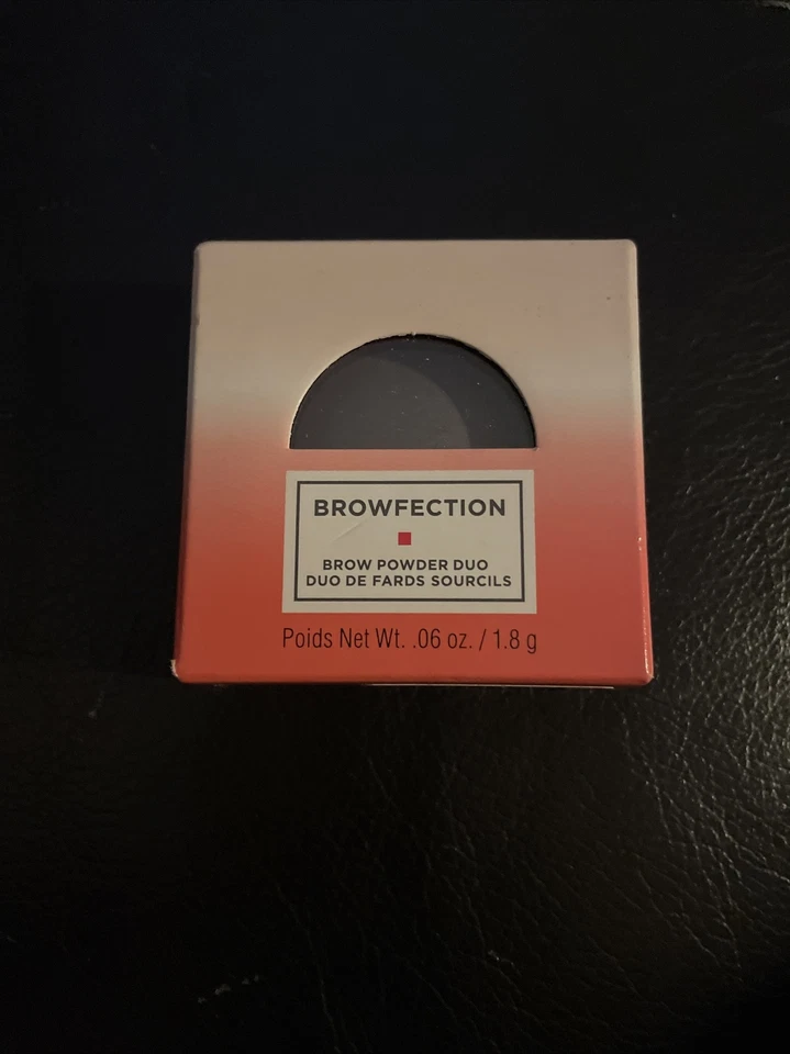 New Browfection Brow Powder Duo Dark Mocha / Ebony .06 Oz European Wax Center - Image 1 of 3