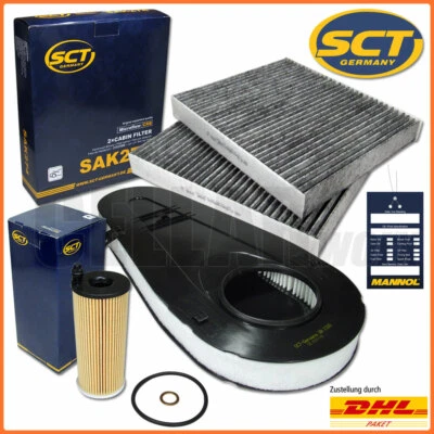 CELLARWORX BUNDLE (INSPEKTIONSPAKET) BMW 5er F10 F11 518d 520d 525d Inspektionspaket Pollenfilter Luftfilter Ölfilter