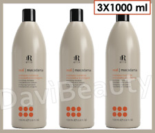 RR LINE MACADAMIA STAR Shampoo Nutriente Idratante Capelli Secchi 3X1000ml 