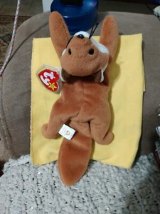 TY Beanie Babies- Sly The Fox 1996 Authentic P.V.C Pellets RETIRED - Picture 1 of 4