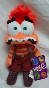 DISNEY Inside Out 2 ORANGE ANXIETY CHARACTER 11" Plush Stuffed Animal Toy NEW - Picture 1 of 4