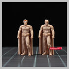 2Pcs 1/43 Batman Ben Affleck Scene  Miniture Doll Figure Fit Cars Vehicles Toy