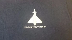 RAF ROYAL AIR FORCE EUROFIGHTER TAIFUN SILHOUETTE POLOSHIRT - Bild 1 von 1