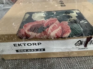 IKEA EKTORP BEZUG SCHONBEZUG FÜR Ottomane Fußhocker Lingbo mehrfarbig geblümt - Bild 1 von 3