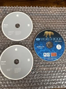 2002 Macintosh Power Mac G4 Mac OS X Jaguar 10.2.1 Software Install CDs Discs - Picture 1 of 8