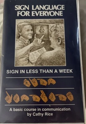 Sign Language For Everyone VHS - Sign in Less Than A WeeK - Bill Rice Ranch - Image 1 of 2