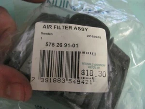 Nuevo de lote antiguo Husqvarna 575-26-91-01 conjunto de filtros de aire modelos 362 365 371 372XP - Imagen 1 de 3