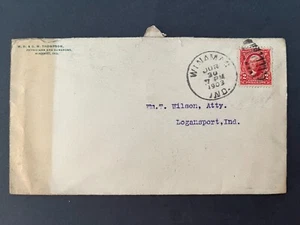 WH & GW Thompson Physicians And Surgeons Winamac Indiana Logansport 2 Cent Cover - Picture 1 of 2
