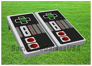 VINYL CORNHOLE BEANBAG Gaming Nintendo Controller Boards Wraps 1102 - Bild 1 von 1