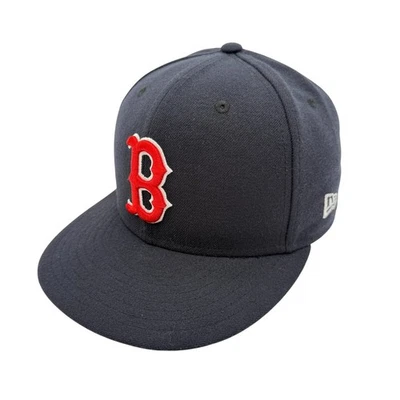 Boston Red Sox New Era 59FIFTY On-field Hat Cap Fitted Size 6 7/8 Blue - Image 1 of 4