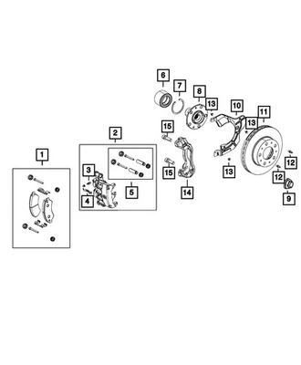 NEW Genuine Mopar 14-23 RAM ProMaster 1500 ProMaster 2500 Brake Rotor 68195026AB - Image 1 of 4