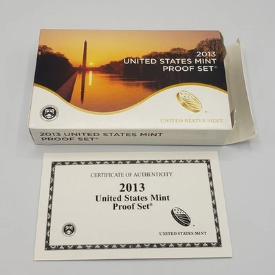 2013 U.S. Mint Proof Set Original Government Packaging OGP COA - Image 1 of 4
