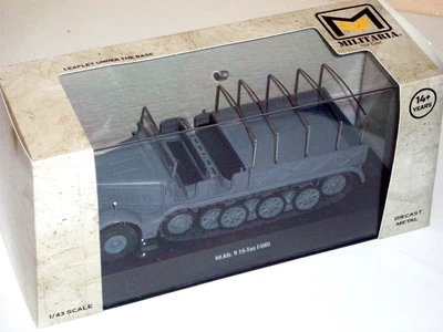 IXO/Motor City 1/43 23207-38 Sdkfz 9 18t FAMO Heavy Tractor 14. Panzer Division - Immagine 1 di 4