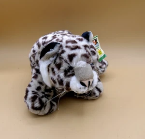 Léopard des neiges Wild Republic, câlins, peluche, 12" - Photo 1/5