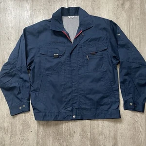 Kansai Uniform Jacket Mens L Japanese Workwear Yamamoto Chore Full Zip Vintage - Picture 1 of 8