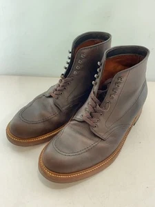 Alden Boots Indy Lace-up Boots Leather 40410 Brown Size 9 - Picture 1 of 5