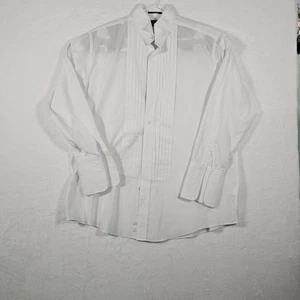 Stafford Tuxedo Shirt White 17 1/2 34-35 Mens  - Picture 1 of 7