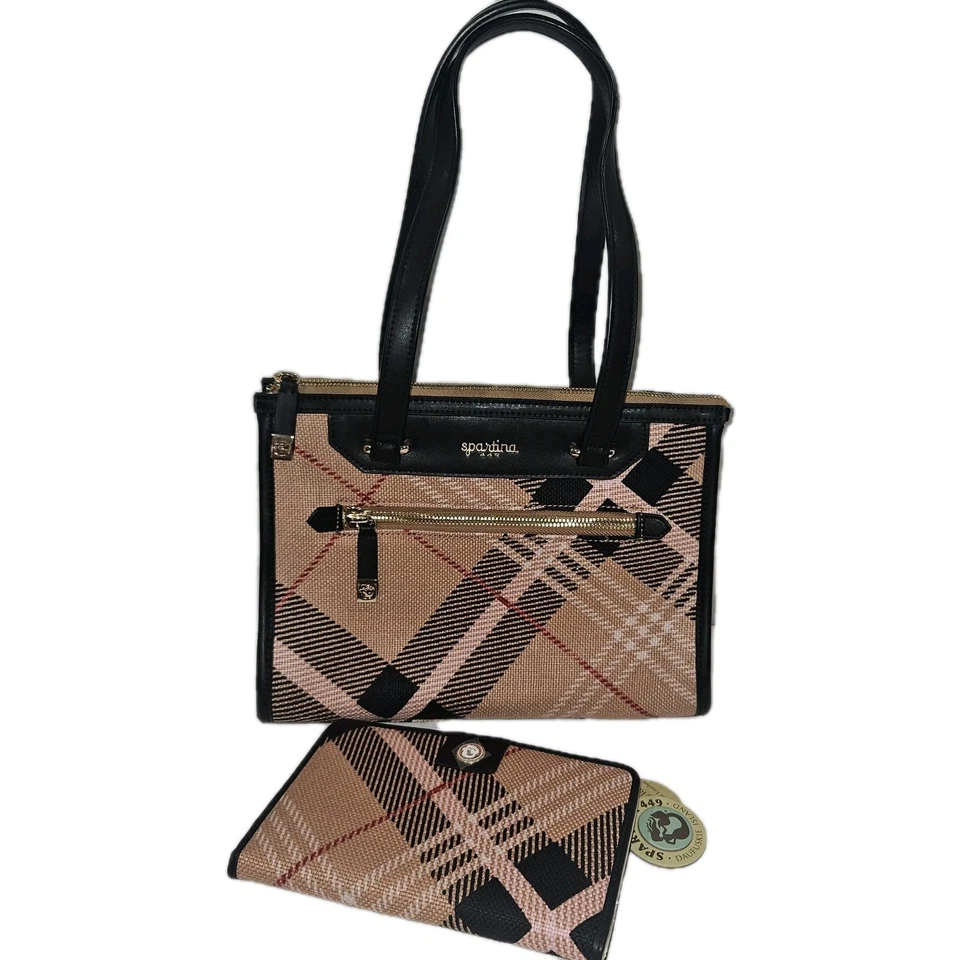 Bolso de Hombro SPARTINA 449 Telfair Bella Nuevo sin Etiquetas con Cartera a Juego Nuevo con Etiquetas Foto 1 de 4