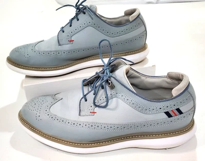FootJoy FJ Traditions Wingtip Golf Shoes Grey/Navy/Red 57912 Mens Size 10.5 M - Image 1 of 4