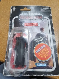 GIANCARLO ESPOSITO FIRMATO MOFF GIDEON STAR WARS RETRO FIGURA MANDALORIANA JSA - Foto 1 di 10