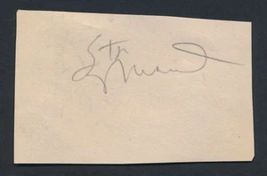 1942 STAN MUSIAL Baseball Hall of Famer EARLY Career Autograph - Picture 1 of 1