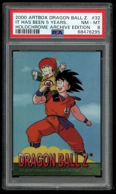 Dragon Ball Z ArtBox Holochrome 32 Son Goku Gohan 2000 PSA 8 68476295 - Image 1 of 2