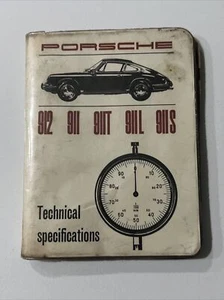Porsche 911 T L S 912 Technical Specifications Book 1st Edition - Picture 1 of 5
