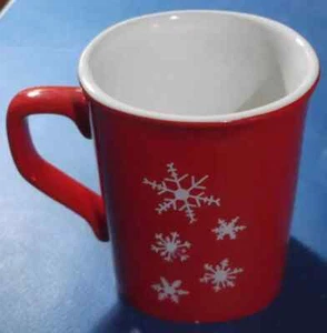 Raro Vintage Nestlé NESCAFE Rojo Navidad Taza/Taza Cerámica 250ml/8floz!!! - Imagen 1 de 7