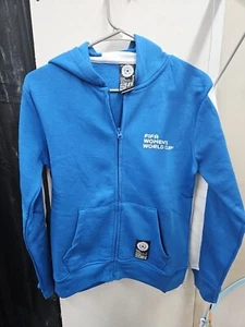 FIFA Frauen WM AUNZ 2023 blau Italien Futbol Fußball Hoodie Jugend M 10/12 - Bild 1 von 6
