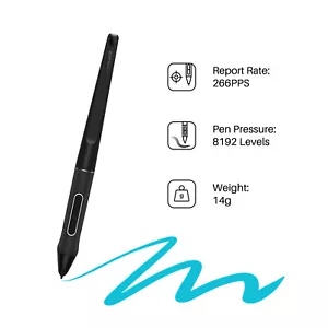 PW517 Battery-Free Digital Pen for Huion Drawing Monitor Kamvas 13, Pro 24 - Picture 1 of 14