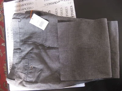 NWT JACK SPADE WALKER PINSTRIPE PREMIUM DESIGNER FLAT FRONT PANT MADE IN ITALY - Image 1 of 4