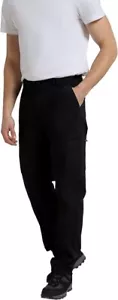 Pantalone Mountain Warehouse Uomo Trek II Convertibile Zip Off Nero 36R Nuovo - Foto 1 di 6